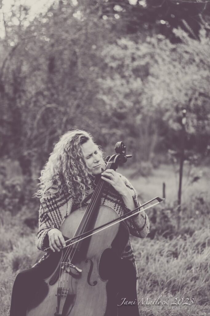 Ruti playing Cello